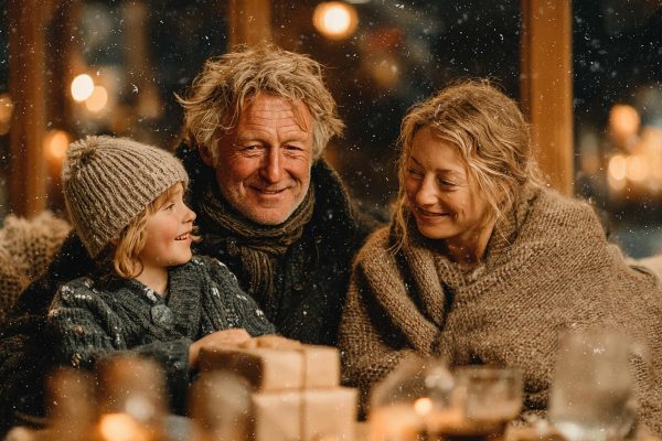 Schrift-Familie-Winter