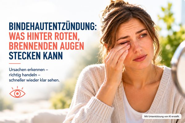 schrift-Frau-Bindehaut